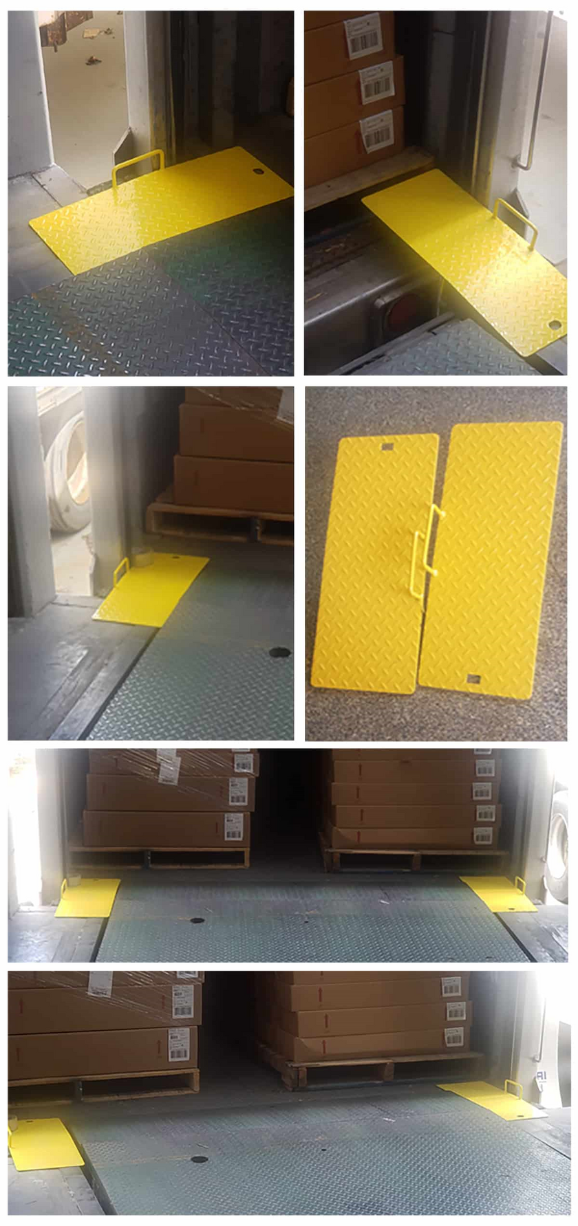 Mini dock plates for dock safety in the Inland Empire